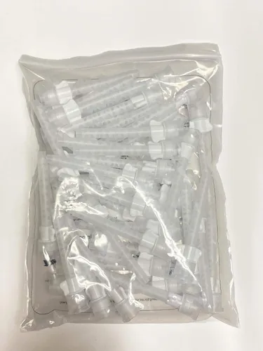 Vista 6 de 48pcs Impression Dental Mixing Tips 0.256 in VPS/PVS Heavy Body- DX-Mixer®