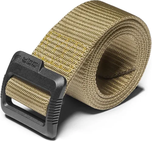 Vista 12 de CQR - cinturón táctico, cinturón resistente estilo militar, correa de malla EDC con hebilla de liberación rápida Paquete de 2 Dura Nylon Negro