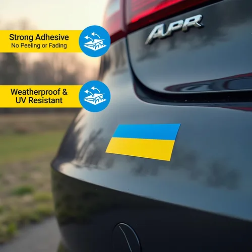 Vista 6 de Calcomanías de vinilo con bandera estadounidense, calcomanías para automóvil, impermeables para interiores y exteriores, calcomanías para laptop