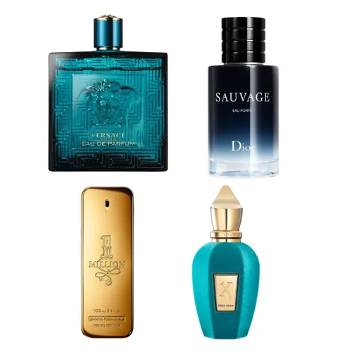 EROS+ONEMILLION+ERBAPURACAJA+SAUVAGE de AROMA DE PRIMERA
