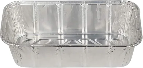 Vista 8 de Sartenes de papel de aluminio de 8x4 pulgadas (paquete de 30) - Sartenes de papel de aluminio con alta conductividad térmica - Sartenes desechables