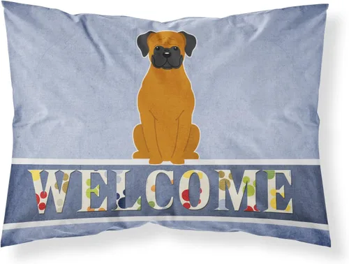 Vista 201 de Caroline's Treasures BB2515PILLOWCASE Between Friends Appenzeller Sennenhund - Funda de almohada de tela estándar, ligera, súper suave, fácil