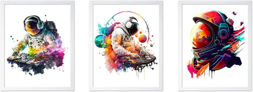 Vista 75 de Poster Master Póster celestial – Impresión del mapa de las estrellas – Regalo para astronomía, fanáticos lunares – Arte vintage para el hogar