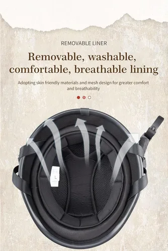 Vista 5 de Casco de motocicleta estilo alemán, medio casco con carcasa de media concha para motocicletas Chopper Cruiser