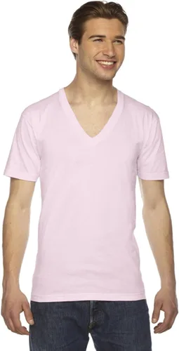 Vista 16 de American Apparel - Playera fina de mangas cortas, con cuello en V, para hombre/unisex