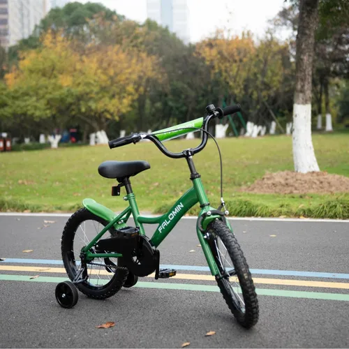 Vista 2 de 14/16/18 Inch Children’s Bike for Toddlers Kids Ages 3-9, Safe Non-Slip Tires, Removable Training Wheels, Coaster Brake, Easy Assembly, Perfect for