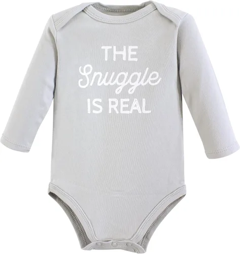 Vista 5 de Hudson Baby unisex-baby Cotton Long-sleeve Bodysuits