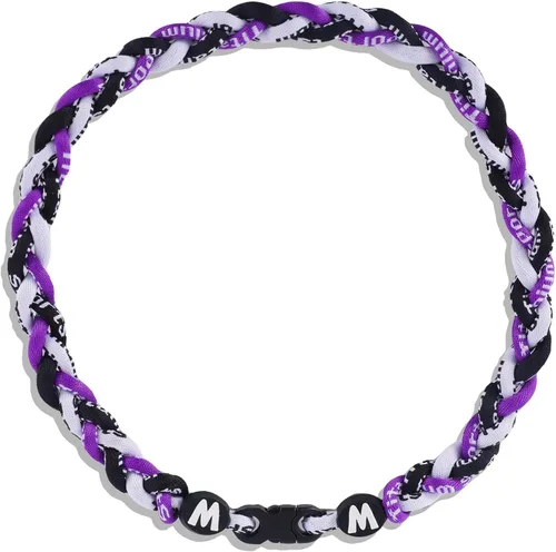 Vista 31 de Willtok Collar de béisbol prémium de 18 pulgadas con cuerda trenzada de nailon con diseño Tornado