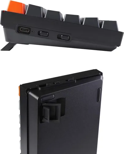 Vista 4 de Keychron K4 96% diseño 100 teclas inalámbrico Bluetooth 5.1teclado mecánico USB con cable Gateron G Pro azul interruptor retroiluminación LED blanca