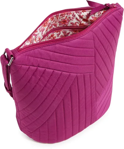 Vista 3 de Vera Bradley - Bolsa cruzada de algodón para mujer