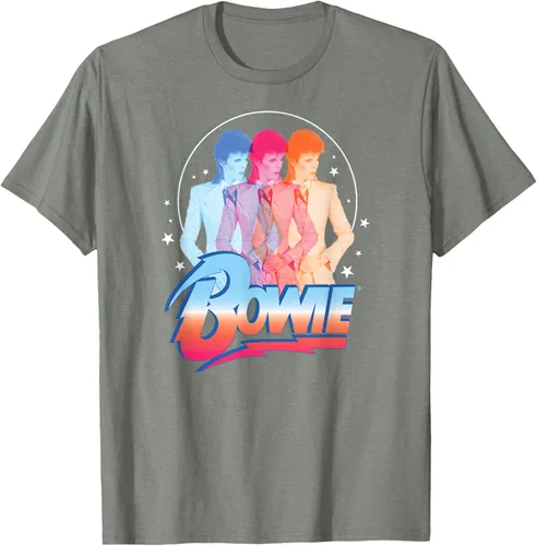 Vista 23 de David Bowie - Camiseta Bowie 3D, Negro