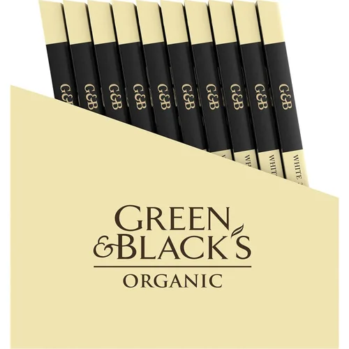 Vista 12 de Green & Black 's - Barra de chocolate blanco orgánica, 30% cacao, 10 barras de 3.17 onzas