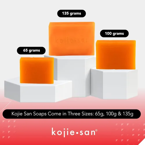 Vista 2 de Kojie San Jabón iluminador para la piel – Jabón original de ácido kójico que reduce las manchas oscuras, hiperpigmentación y cicatrices con aceite