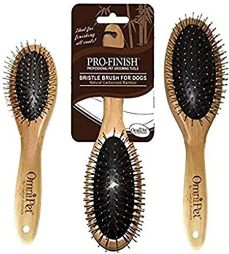 Vista 6 de Pro-Finish - Cepillo de cerdas con mango de bambú de 7.5 pulgadas, pequeño