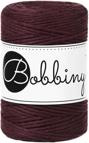 Vista 25 de Bobbiny Cordón de macramé de una sola capa para bebé de 0.069 pulgadas (100% algodón reciclado)