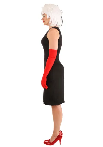 Vista 11 de Disfraz de Abrigo Cruella De Vil para Mujer de 101 Dálmatas de Disney Multicolor