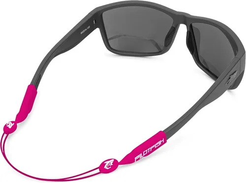 Vista 18 de Pilotfish - Correa ajustable sin cola para retenedor de lentes: para lentes de sol, lentes y gafas, Naranja (Blaze Orange), 14 pulgadas