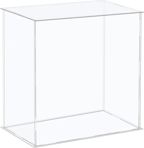 Vista 10 de MECCANIXITY Vitrina de acrílico Caja de plástico Caja de almacenamiento de cubo transparente Ensamble escaparate de 14.1 x 12.2 x 10.2 pulgadas