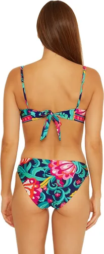 Vista 3 de Trina Turk Top halter con bandas de alambre estándar para mujer