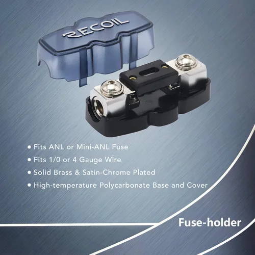 Vista 7 de RECOIL PCK4 True 4 calibre 99.99% libre de oxígeno de cobre completo amplificador kits de cableado