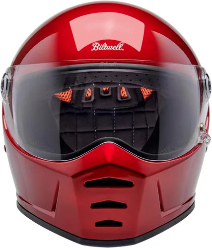 Vista 2 de Biltwell Lane Splitter ECE R22.06 - Casco de moto (rojo cereza metálico)