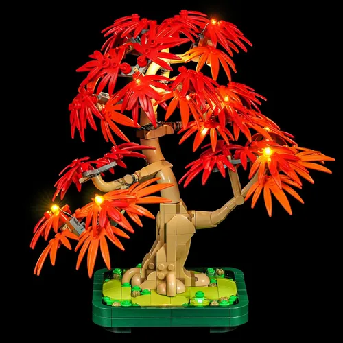Vista 32 de Kit de iluminación LED Briksmax para árbol bonsái – Compatible con el modelo de bloques de construcción Lego 10281 – no incluye el set de Lego