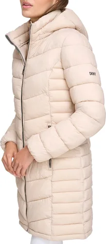 Vista 3 de DKNY Acolchado ligero con capucha para mujer