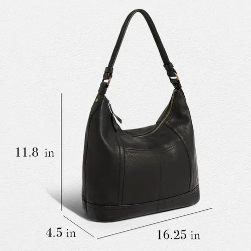 Vista 5 de American Leather Co. - Bolso Hudson Hobo - Hermoso diseño y muy a la moda