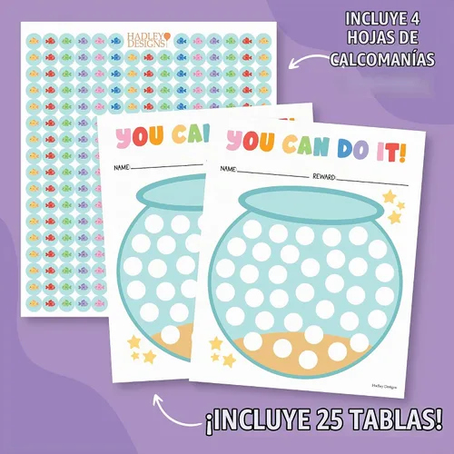 Vista 2 de Tabla de pegatinas para el comportamiento de los niños en casa y gráficos Azul