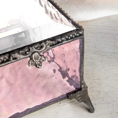 Vista 7 de Regalo personalizado para mujeres y niñas, caja de vidrio grabada, decoración decorativa, tocador, joyería, organizador de almacenamiento