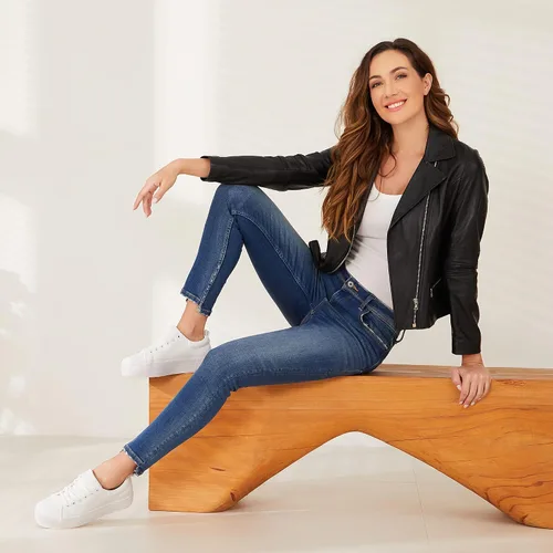 Vista 3 de JABASIC Zapatillas de plataforma con cordones para mujer, zapatillas casuales cómodas de moda para caminar