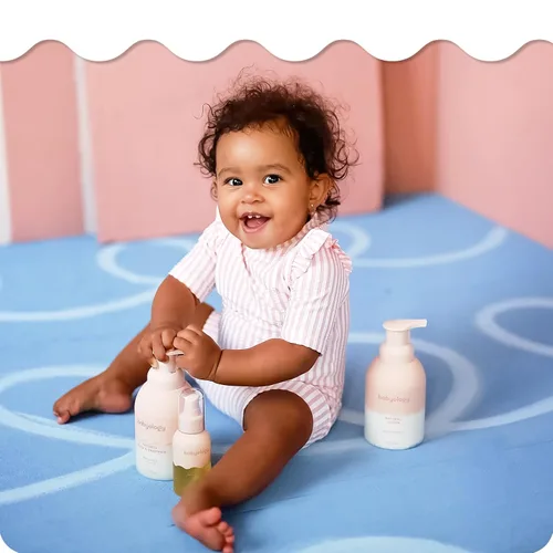 Vista 8 de Babyology Loción orgánica para bebés, ingredientes 100% comestibles, la crema hidratante natural para bebés recién nacidos, piel seca y sensible,