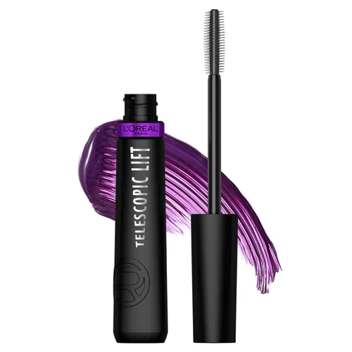 Vista 9 de L'Oréal Paris Telescopic Lift Máscara Lavable, Maquillaje de Ojos Alargador y Voluminizador, Levantamiento de Pestañas con hasta 36 HR de Uso, Negro
