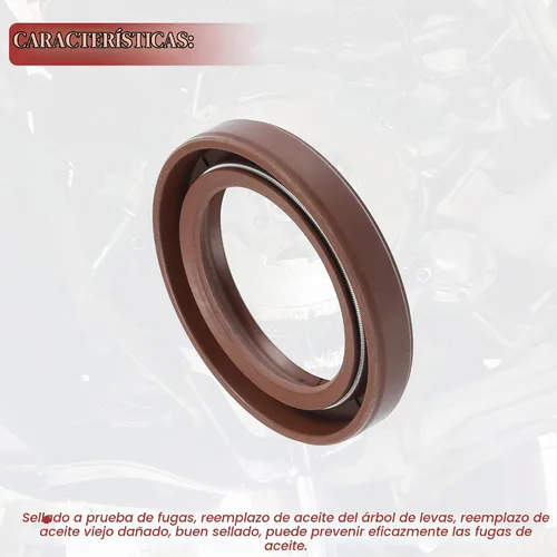 Vista 4 de uxcell 2 piezas de sello de aceite del cigüeñal del motor para Mitsubishi