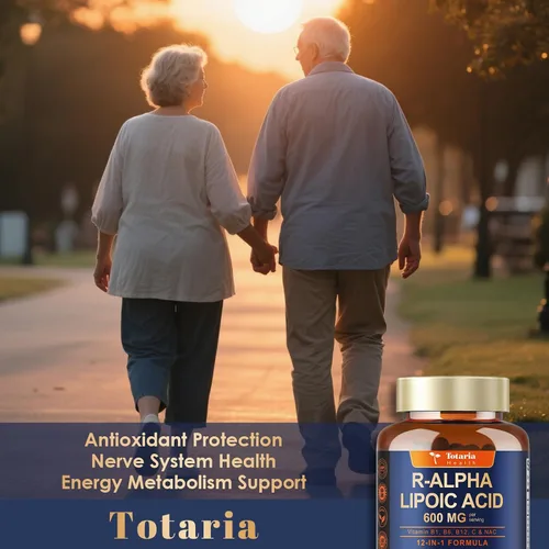 Vista 6 de Totaria Ácido alfa lipoico 1000 mg + R ácido lipoico 600 mg – Suplemento ALA antioxidante para neuropatía, apoyo a la salud nerviosa