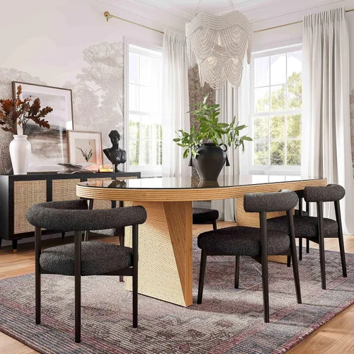 Vista 6 de TOV Furniture Spara - Silla auxiliar color negro