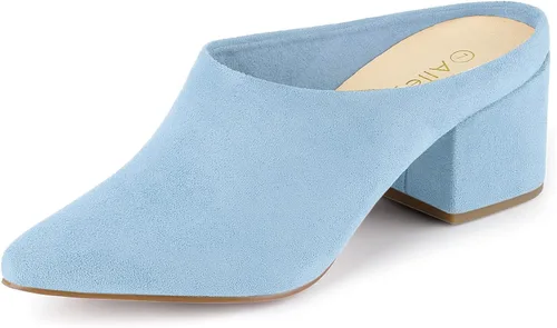 Vista 17 de Allegra K Sandalias de tacón de bloque para mujer Beige