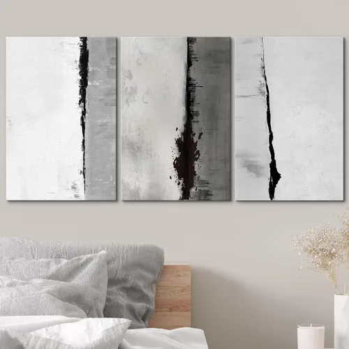 Vista 187 de wall26 Lienzo enmarcado para pared, juego de arte de acuarela pastel, paisaje rural, ilustraciones con formas abstractas, arte moderno, decorativo