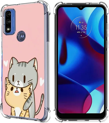 Vista 7 de Funda para Moto G Pure/Moto G Power 2022/Moto G Play 2023, colorida funda protectora de poliuretano termoplástico resistente a los arañazos