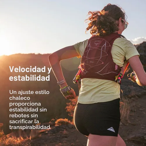 Vista 3 de Osprey Dyna 1.5L Chaleco de hidratación para correr para mujeres con depósito Hydraulics