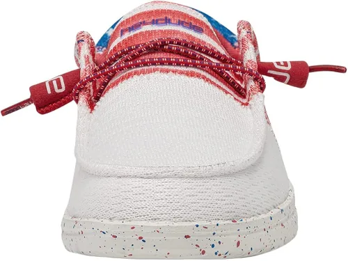 Vista 4 de Hey Dude - Mocasines Wendy de lana con cordones, para mujer, cómodos y ligeros