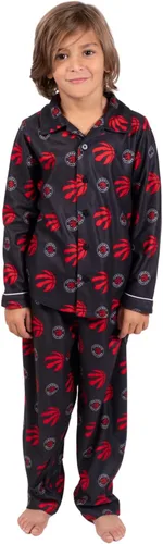 Vista 13 de Ultra Game Conjunto de pijama juvenil oficial de la NBA de 2 piezas súper suaves con botones