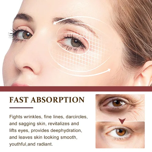 Vista 8 de Ycz Parches para debajo de los ojos (30 pares) – Máscaras de ojos con cafeína para ojos hinchados, ojeras y líneas finas, deshinchamiento