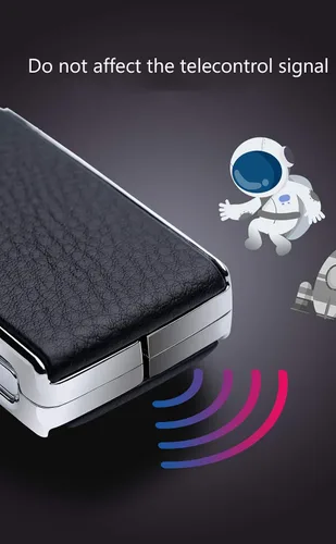 Vista 7 de ontto Funda de piel para llave de metal sin llave, para Volvo XC90 XC70 S60 S80 T5 T6