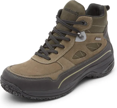Vista 7 de Botas Dunham Cloud Plus Mid II para hombre Cuero negro