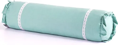 Vista 9 de Almohadas ajustables de trigo sarraceno para dormir, almohada cilíndrica con soporte cervical para el cuello, almohada de hueso transpirable