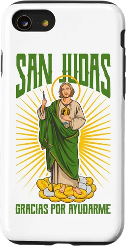 Vista 18 de San Judas Tadeo Gracias por ayudarme - Carcasa para iPhone 17