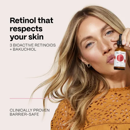 Vista 2 de Mad Hippie Super A - Suero de retinol para la cara, potente suero reparador de la piel y antienvejecimiento con 3 retinoides, bakuchiol + ácido