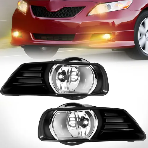 Vista 63 de Luces antiniebla de conducción compatibles con lámparas de parachoques delantero Honda CRV 2007 2008 2009 con bombillas halógenas H11 de 12 V 55 W