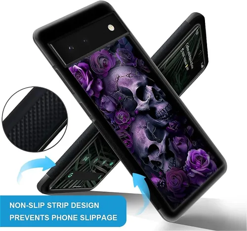 Vista 746 de Compatible con Google Pixel 4A 5G Mobile Case Creative Acrylic Panel trasero Silicona Protección Grip especialmente diseñado para Google Pixel 4A 5G